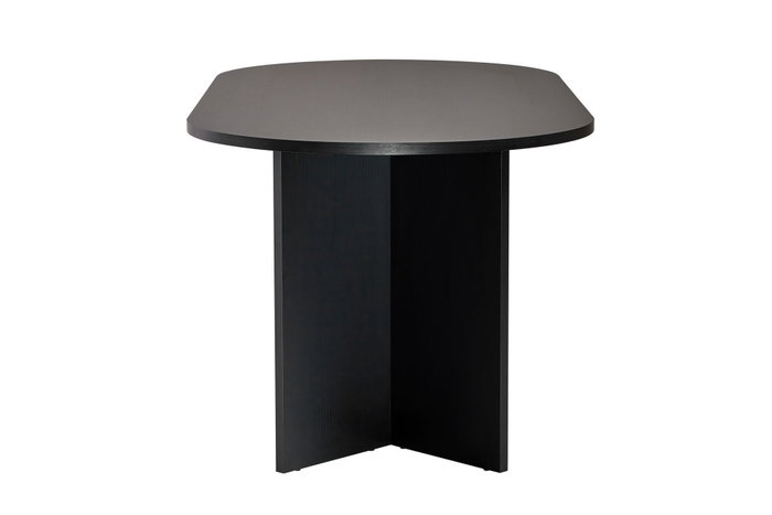 Nordure Sablin Mesa de Comedor Negro Madera